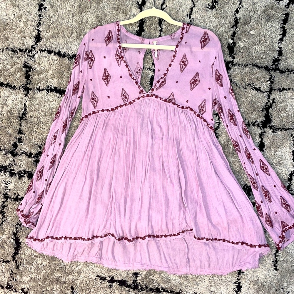 Free people lilac tunic